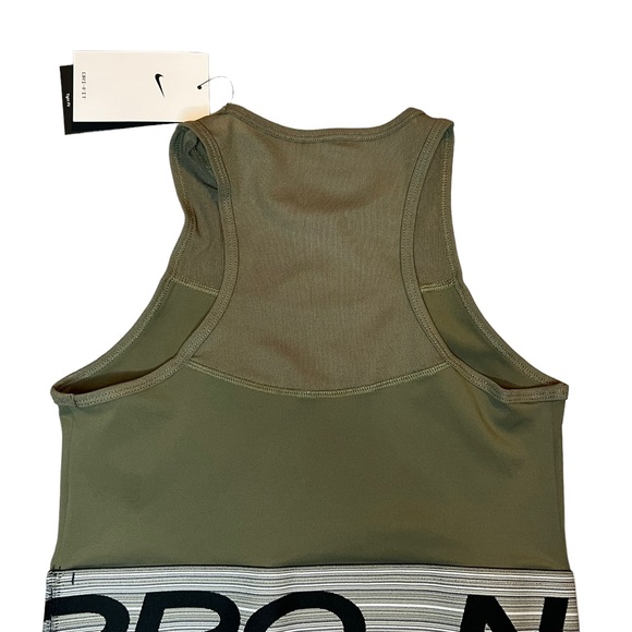 Nike Women's Pro Dri-FIT Women's Cropped Graphic Training Top Size S NEW - Picture 4 of 8